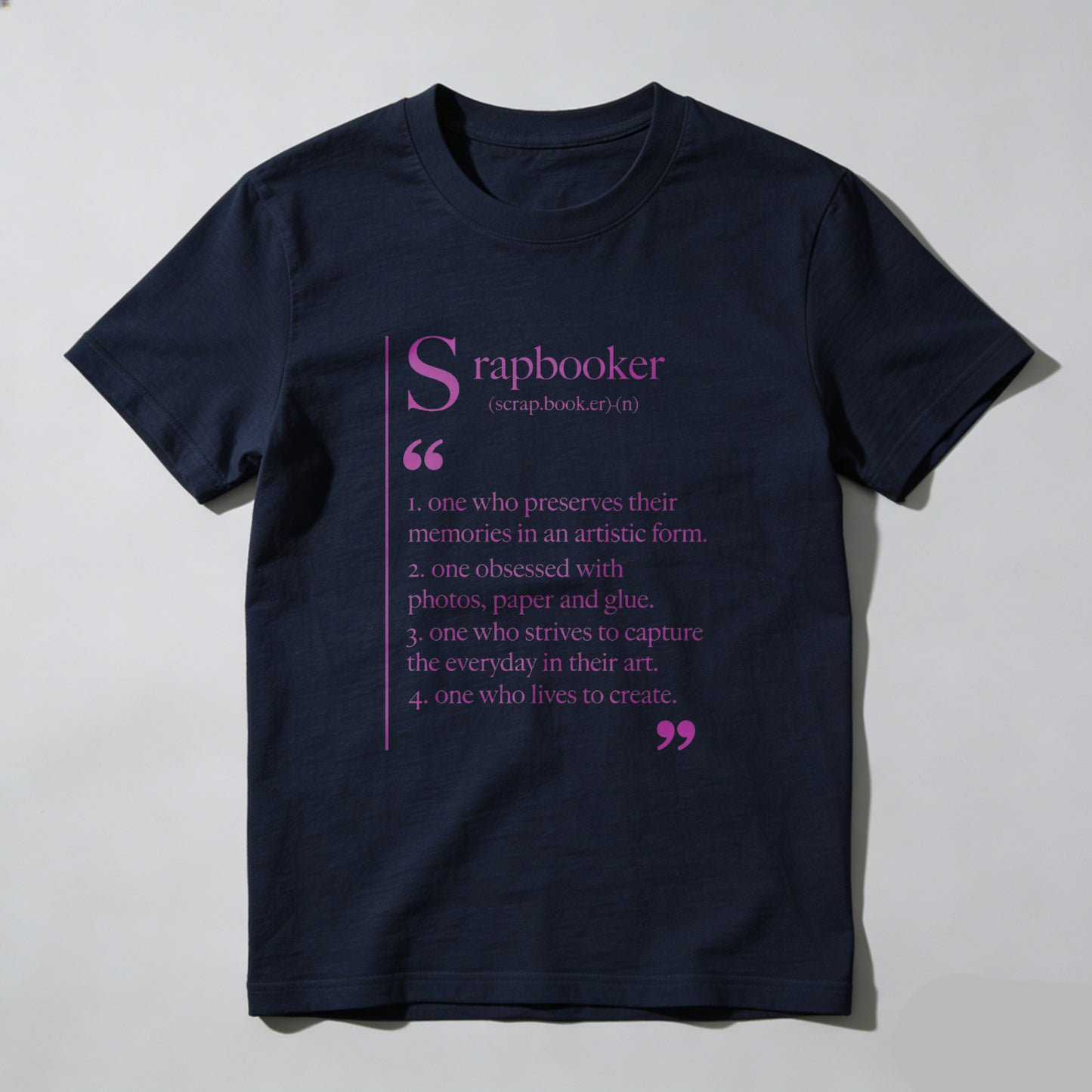 Wardrobecart Scrapbooker Definition Artistic Memory Keeper Creator Unisex Classic T-shirt
