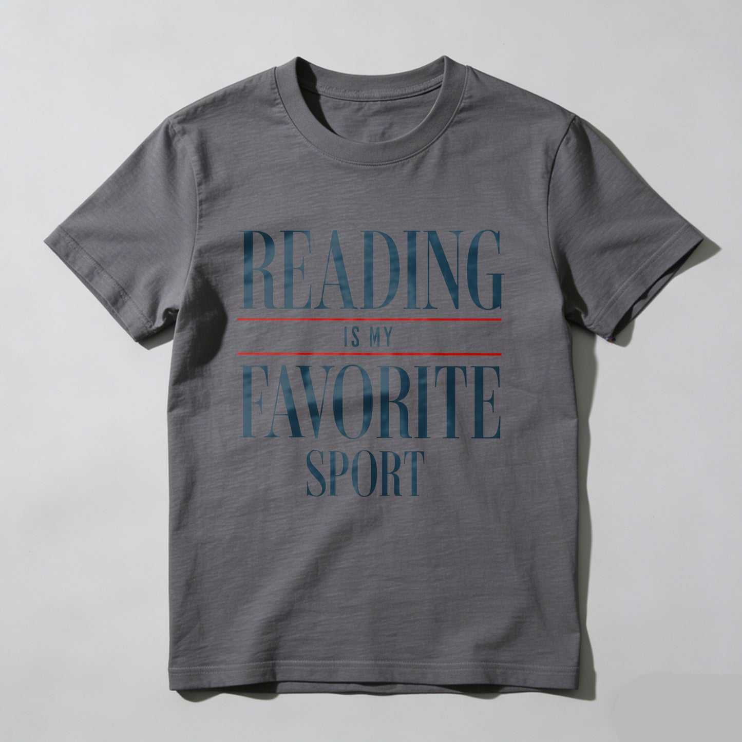 Wardrobecart Reading Is My Favorite Sport Unisex Classic T-shirt