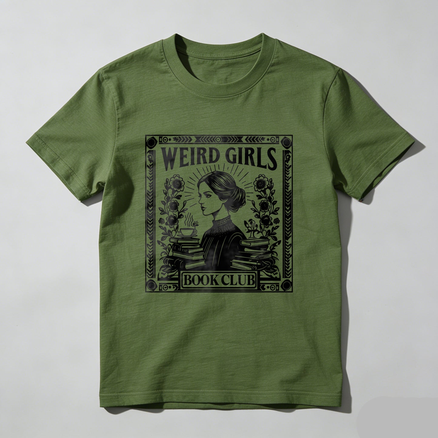 Wardrobecart Weird Girls Book Club Artwork Unisex Classic T-shirt