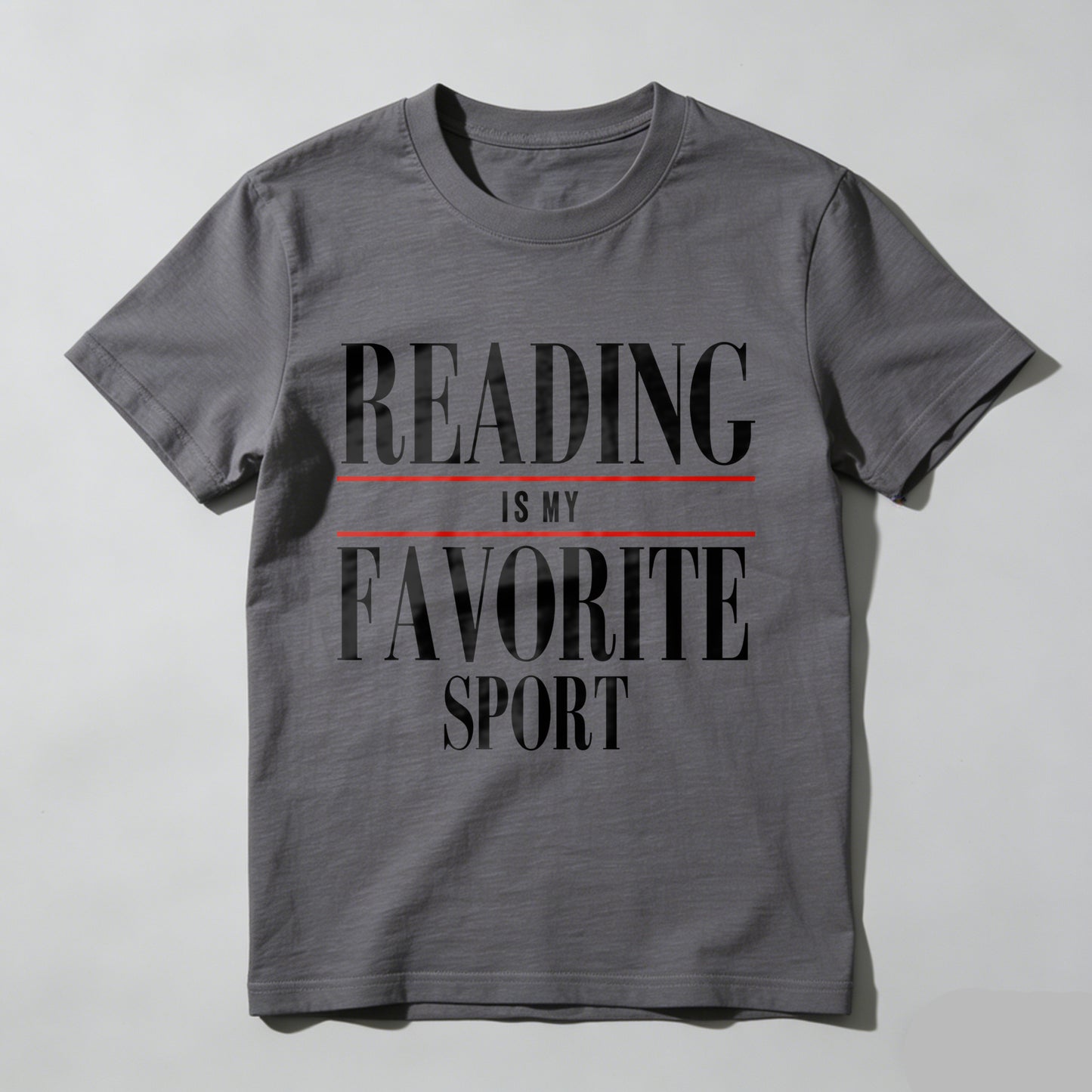 Wardrobecart Reading Is My Favorite Sport Unisex Classic T-shirt