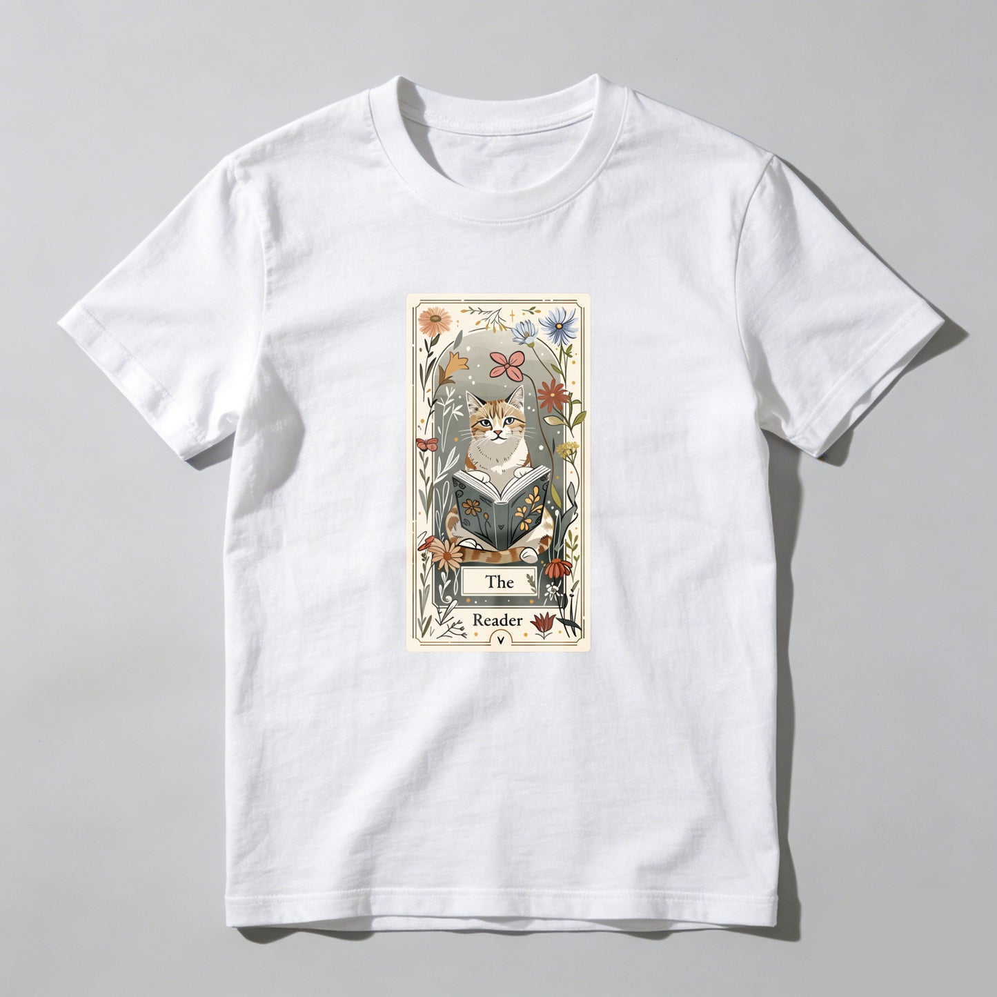 Wardrobecart The Reader Tarot Card Design Unisex Classic T-shirt