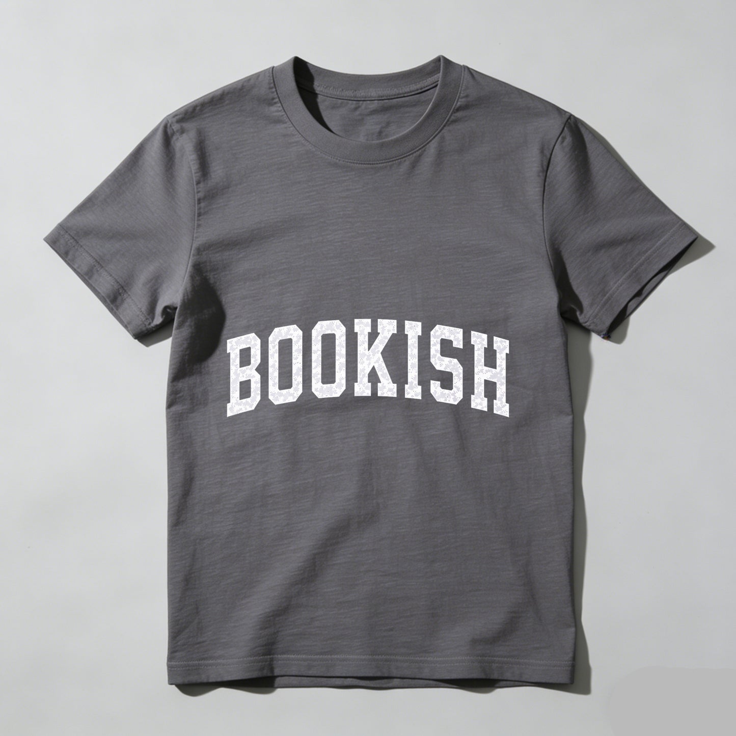 Wardrobecart Bookish White Text On Black Shirt Unisex Classic T-shirt