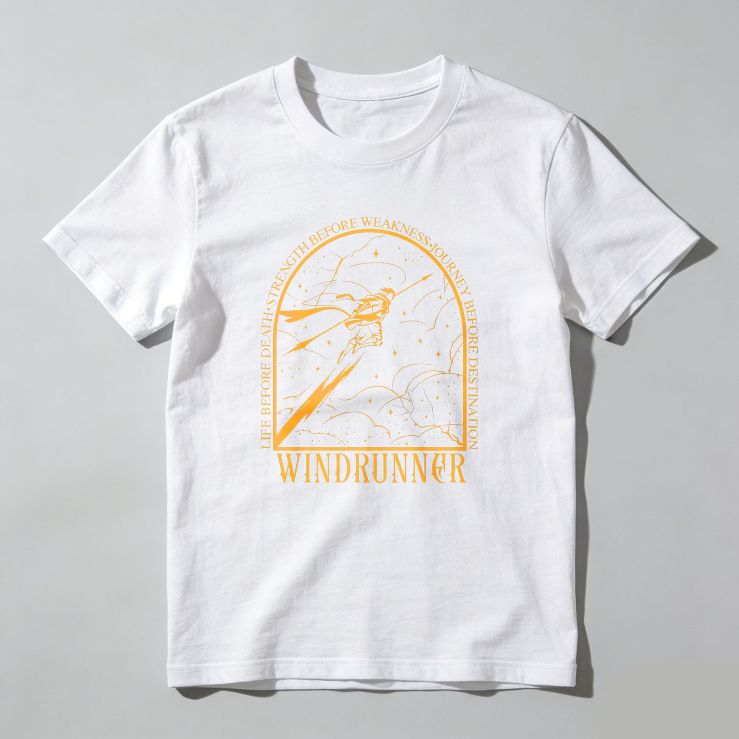 Wardrobecart Windrunner Before Death Strength Before Weakness Unisex Classic T-shirt