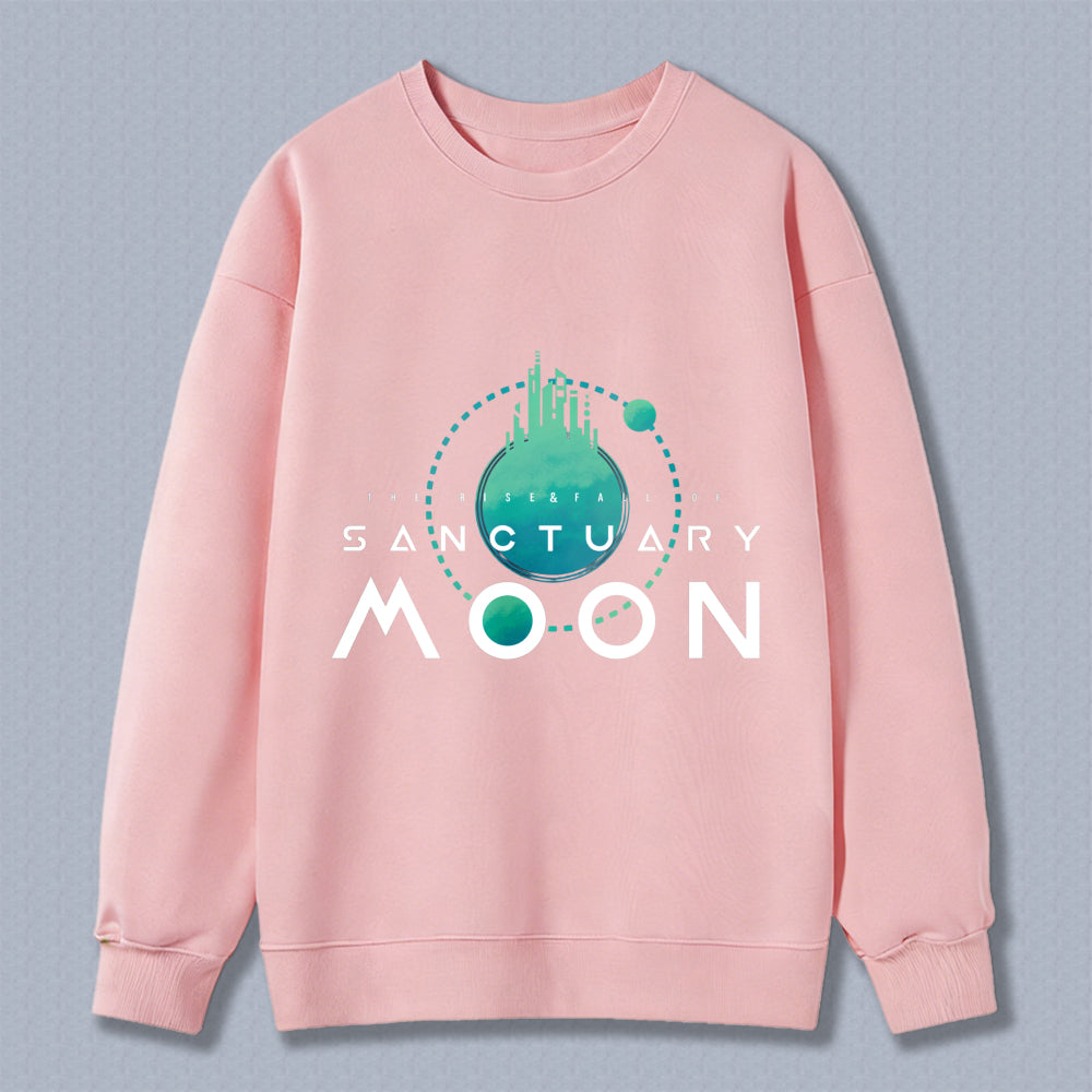 Wardrobecart Sanctuary Moon Logo Design Unisex Classic Sweatshirt