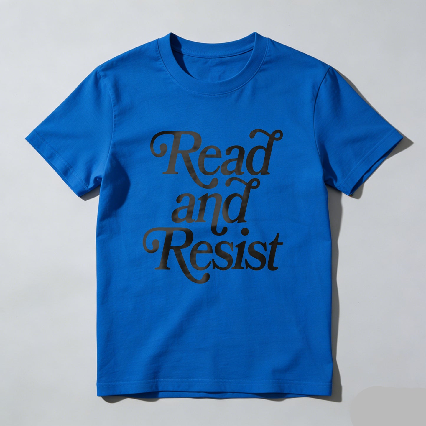 Wardrobecart Read And Resist Unisex Classic T-shirt 100% cotton