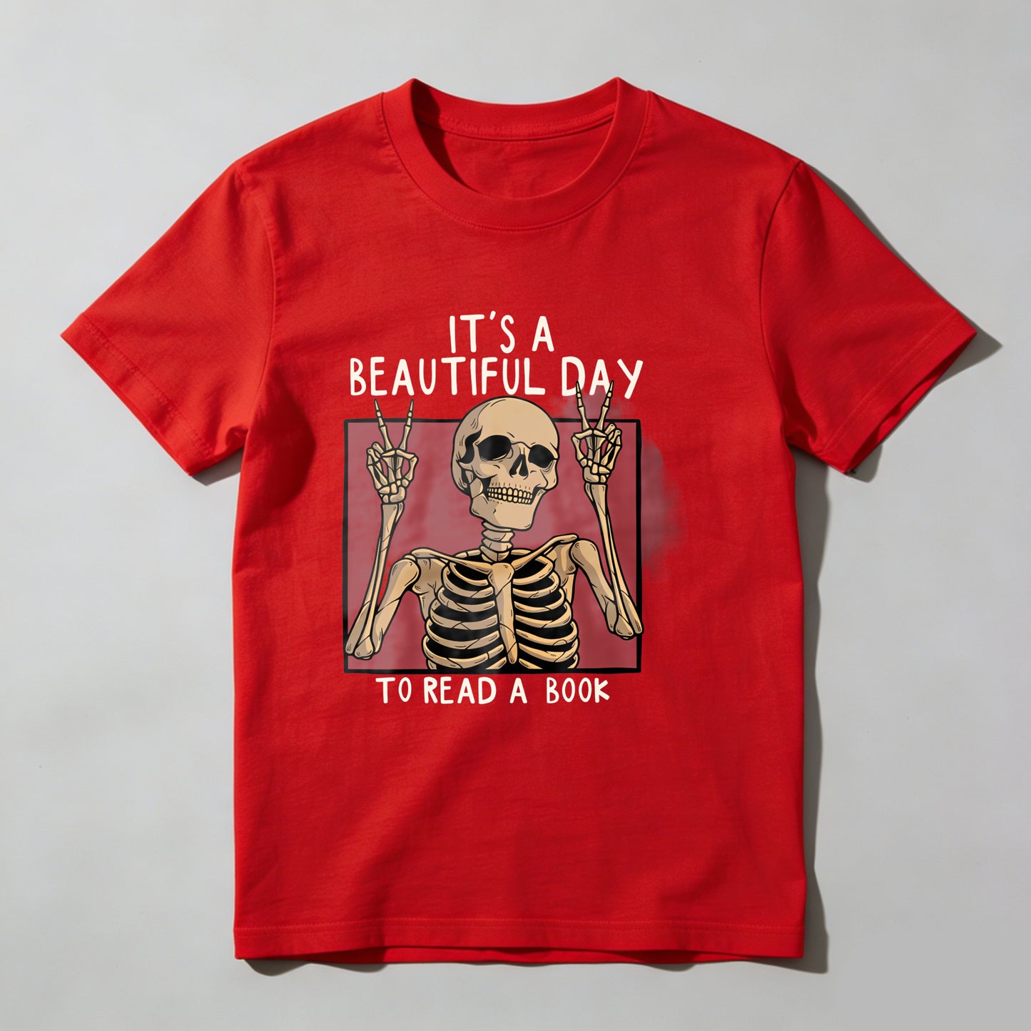 Wardrobecart It's A Beautiful Day To Read A Book Unisex Classic T-shirt