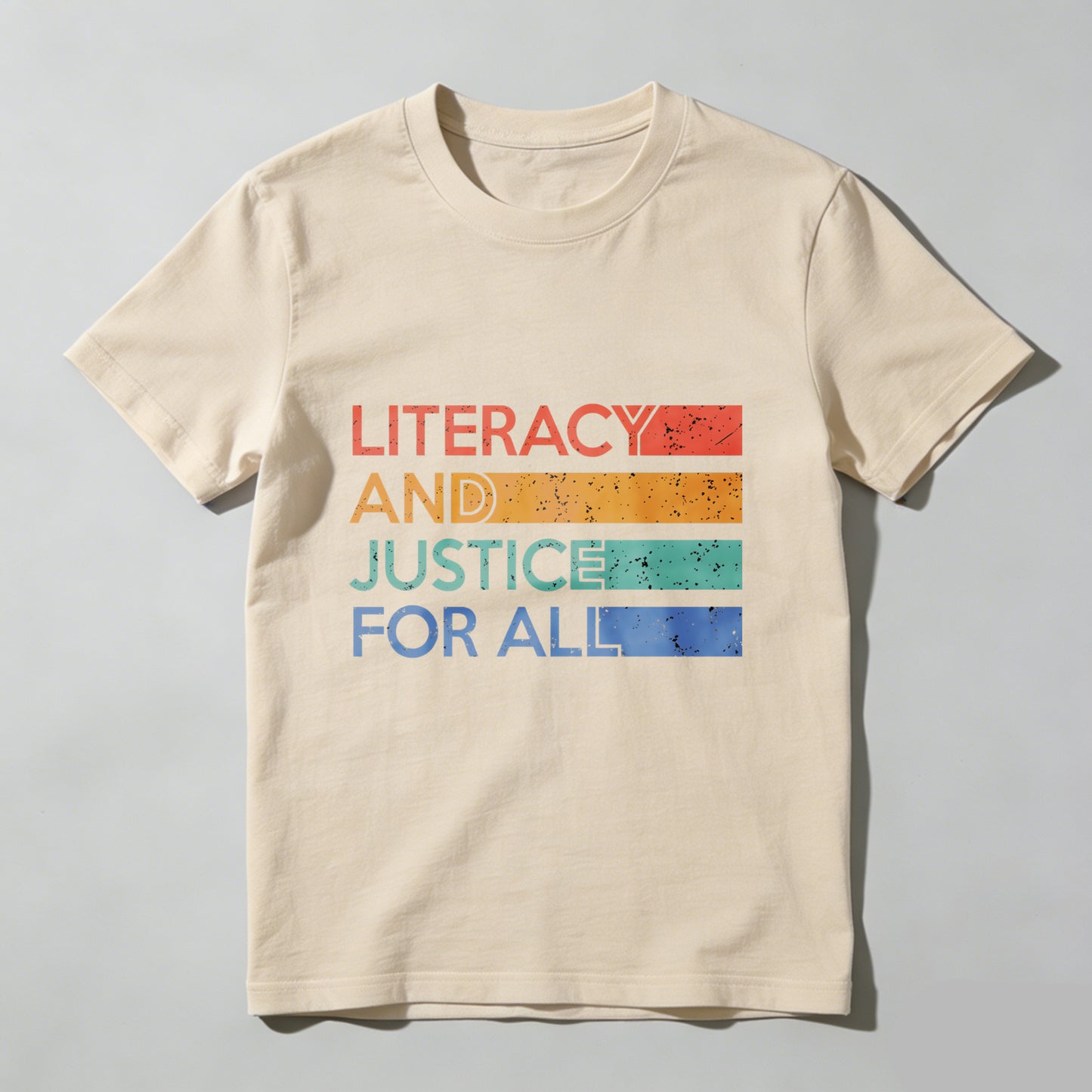 Wardrobecart Literacy And Justice For All Unisex Classic T-shirt