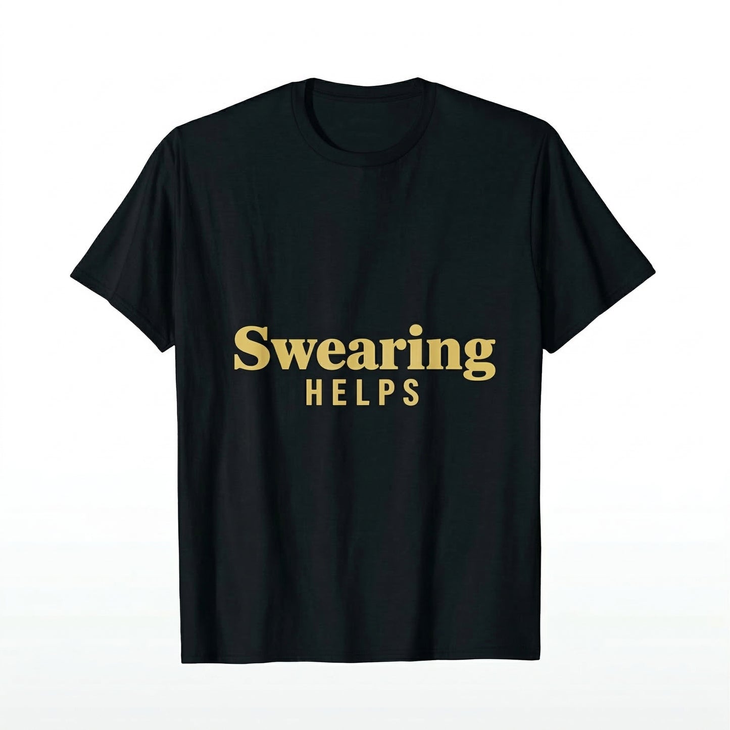 Swearing Helps T Shirt Funny Sassy Statement Graphic Tee For Men Women Casual Wear WOMEN