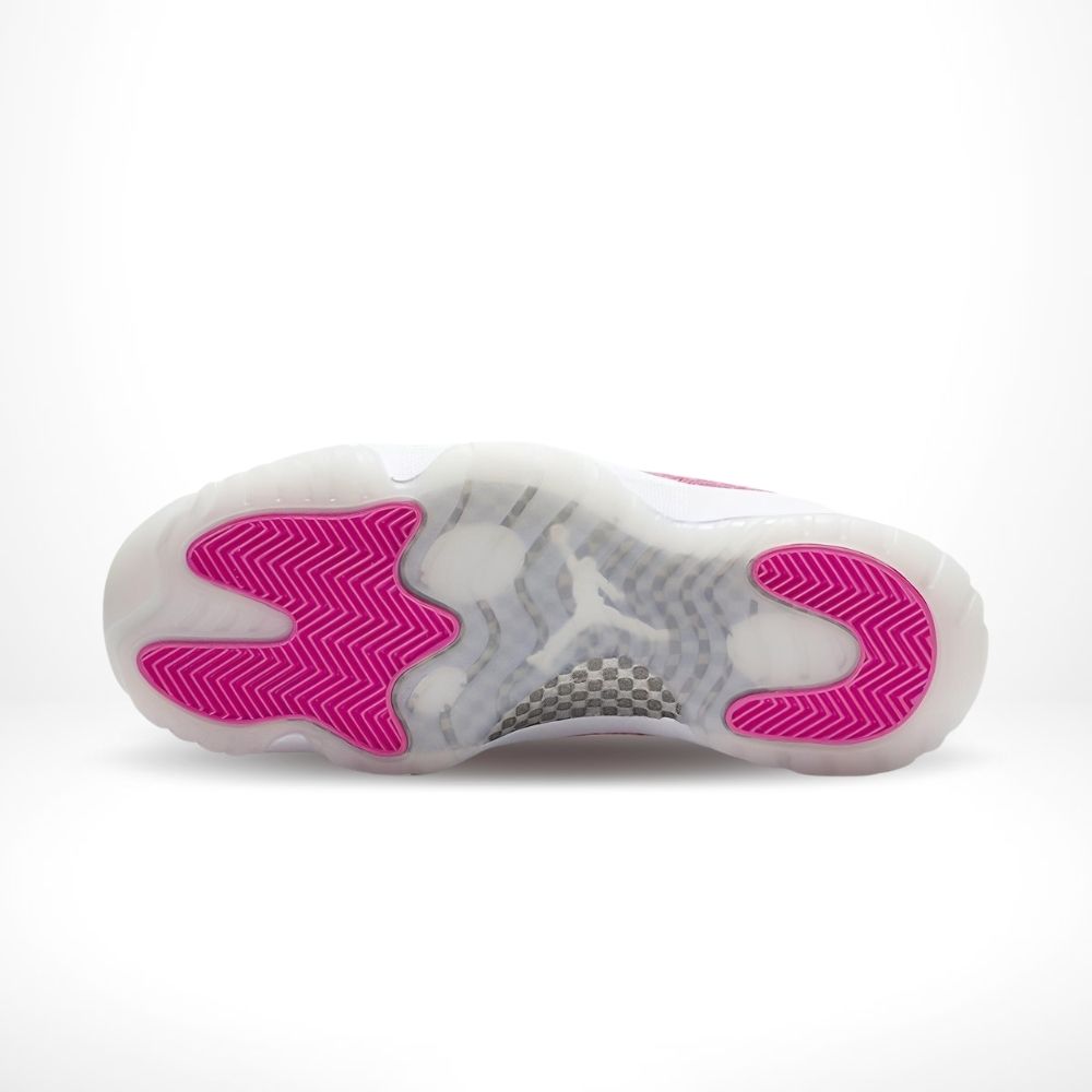 Air Jordan 11 Low Pink Snakeskin White