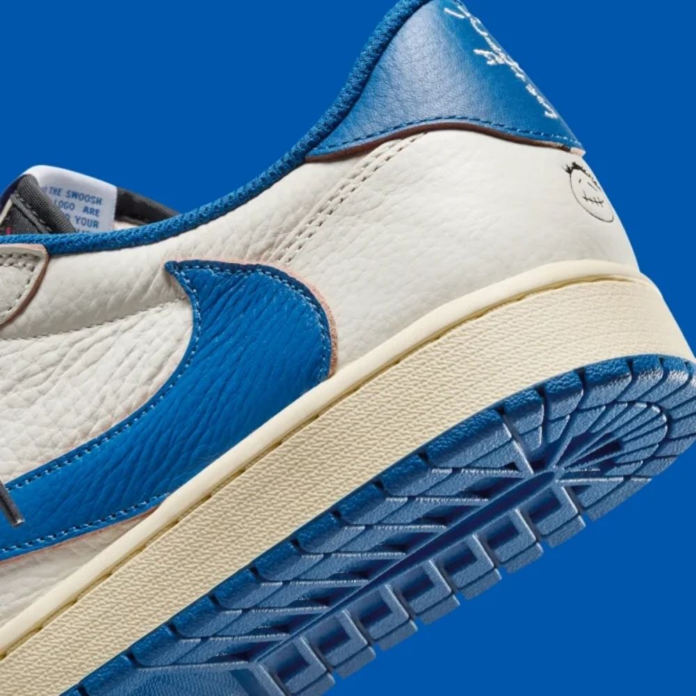 Air Jordan 1 Low OG x Travis Scott x Fragment Military Blue