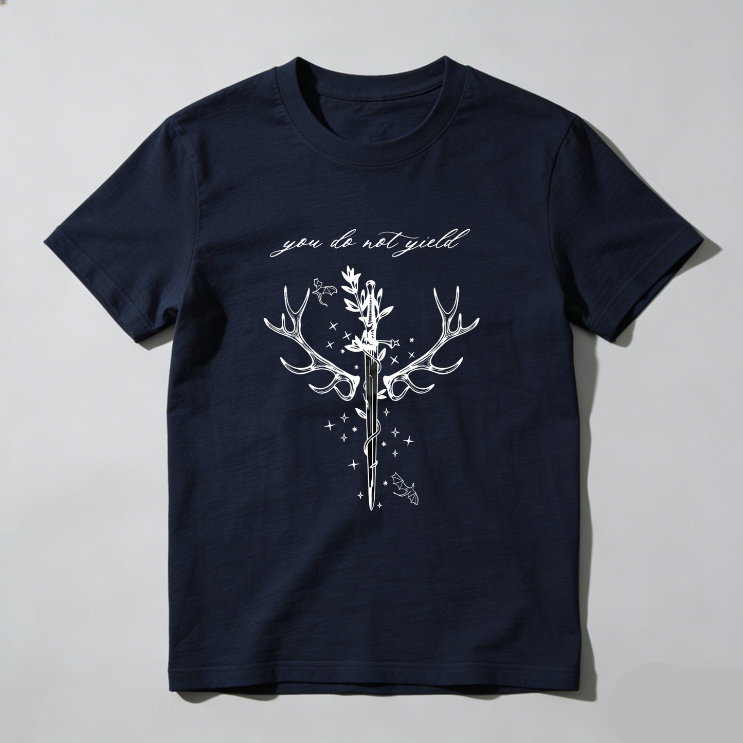 Wardrobecart You Do Not Yield Antler Sword Design Unisex Classic T-shirt