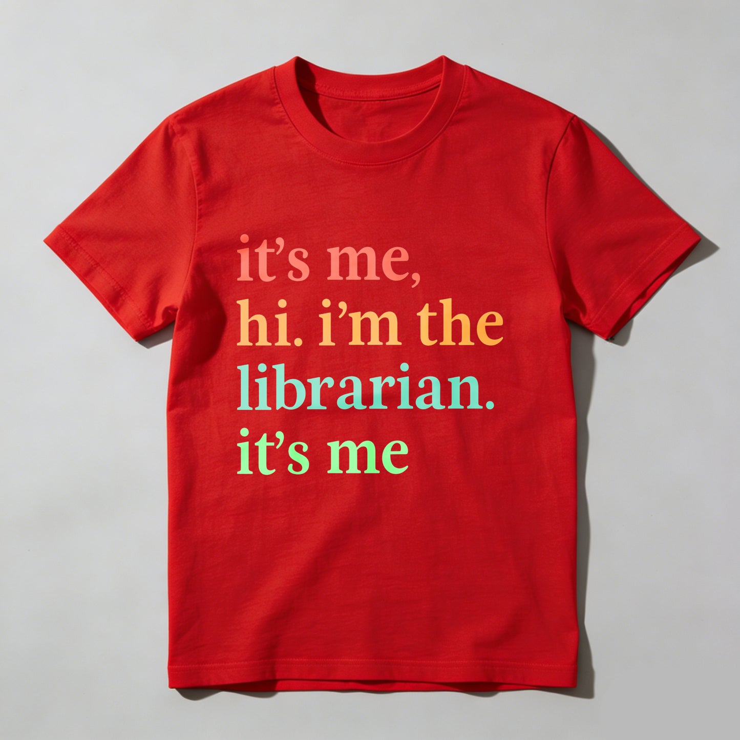 Wardrobecart It's Me Hi I'm The Librarian It's Me Unisex Classic T-shirt