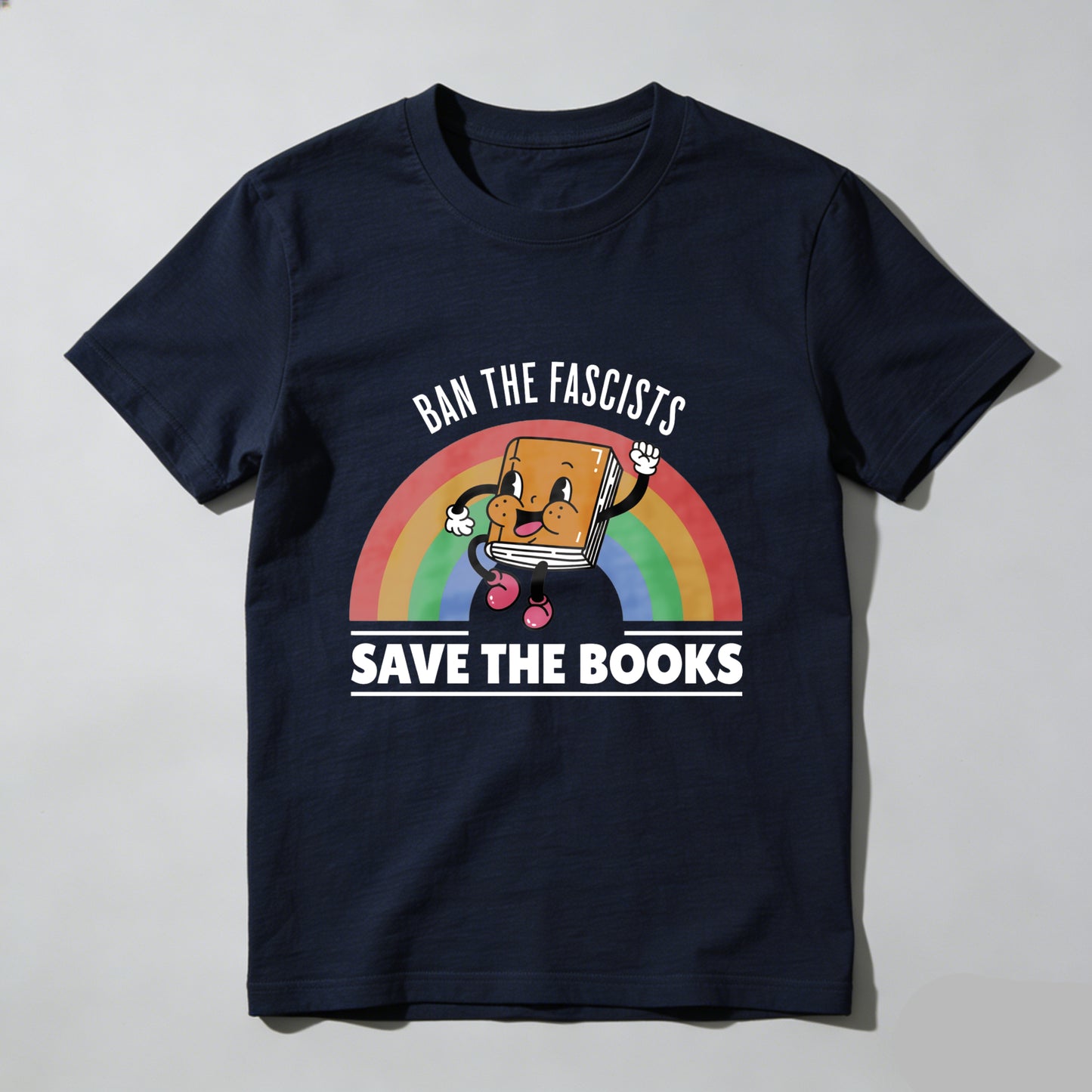 Wardrobecart Ban The Fascists Save The Books Unisex Classic T-shirt