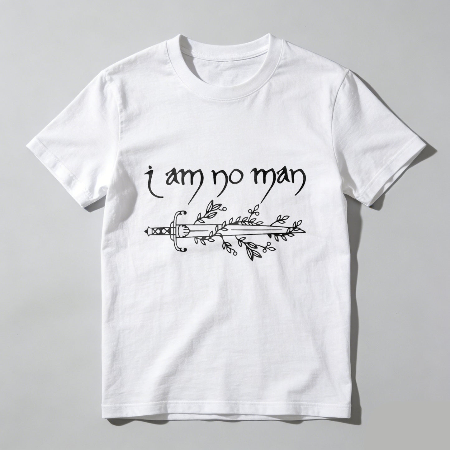 Wardrobecart I Am No Man Sword Design Unisex Classic T-shirt