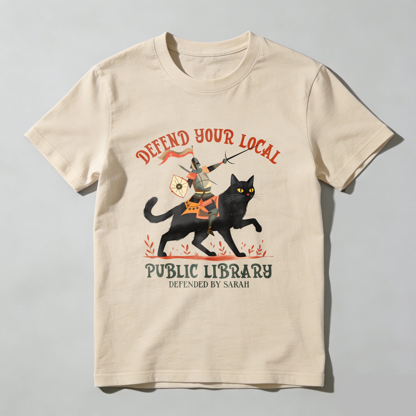 Wardrobecart Defend Your Local Public Library Defended By Sarah Unisex Classic T-shirt