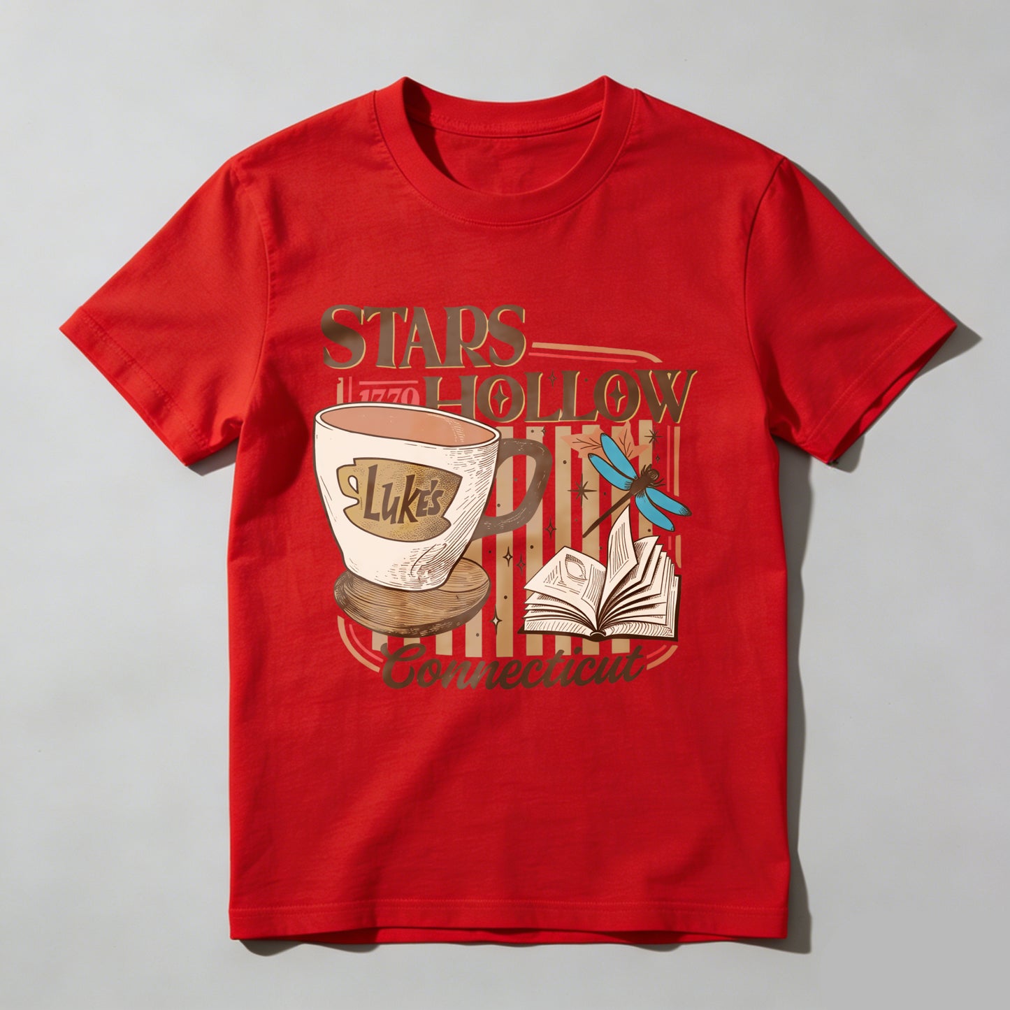 Wardrobecart Stars Hollow Luke's Diner Book Dragonfly Connecticut Unisex Classic T-shirt