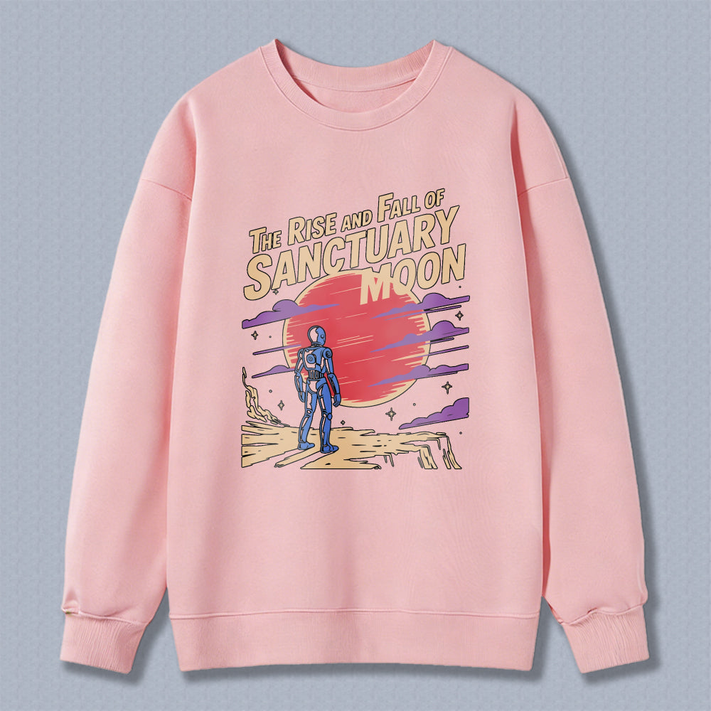 Wardrobecart The Rise And Fall Of Sanctuary Moon Graphic Design Unisex Classic Sweatshirt