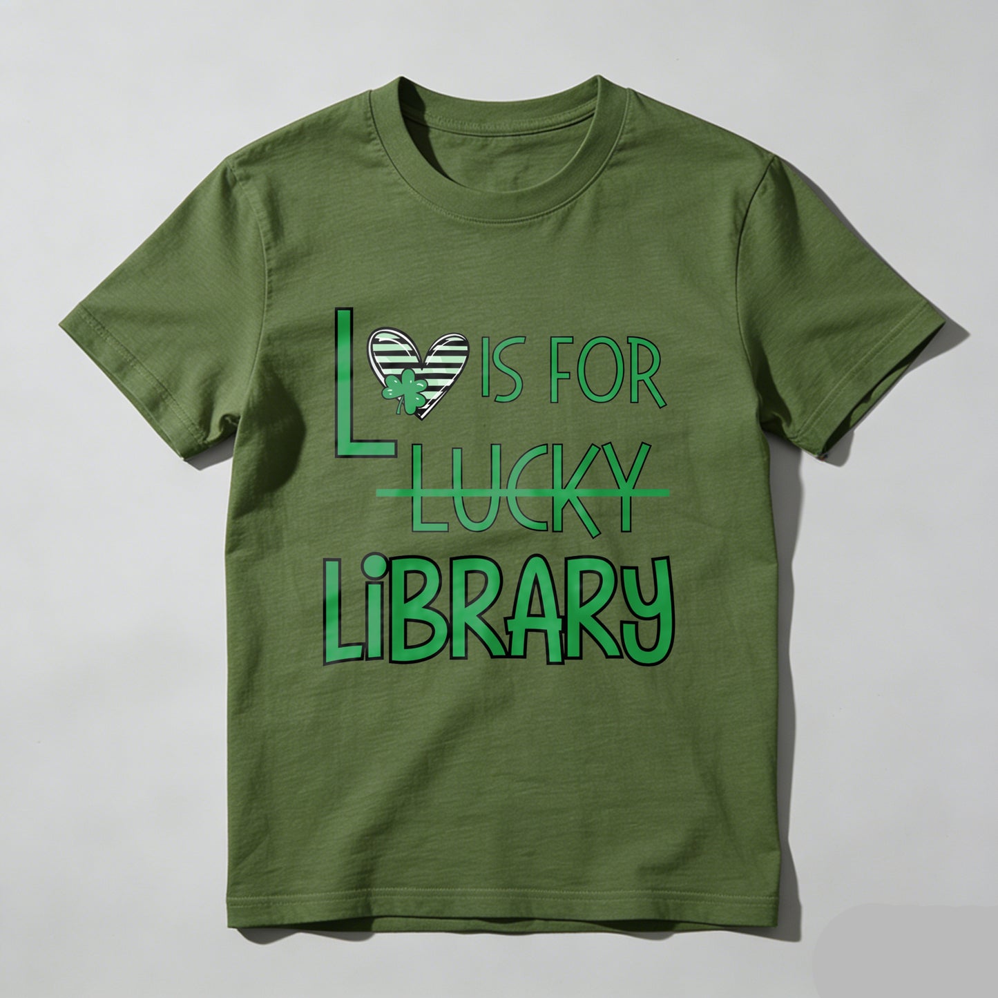 Wardrobecart L Is For Lucky Library Unisex Classic T-shirt