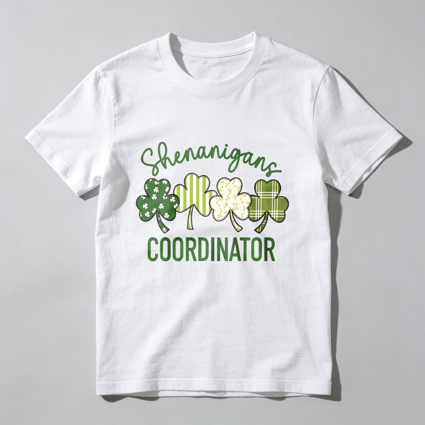 Wardrobecart Shenanigans Coordinator With Four Shamrocks Unisex Classic T-shirt