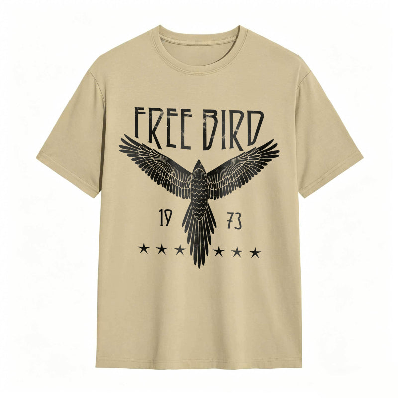 Free Bird Eagle 1973 Stars Design Unisex Classic T-shirt