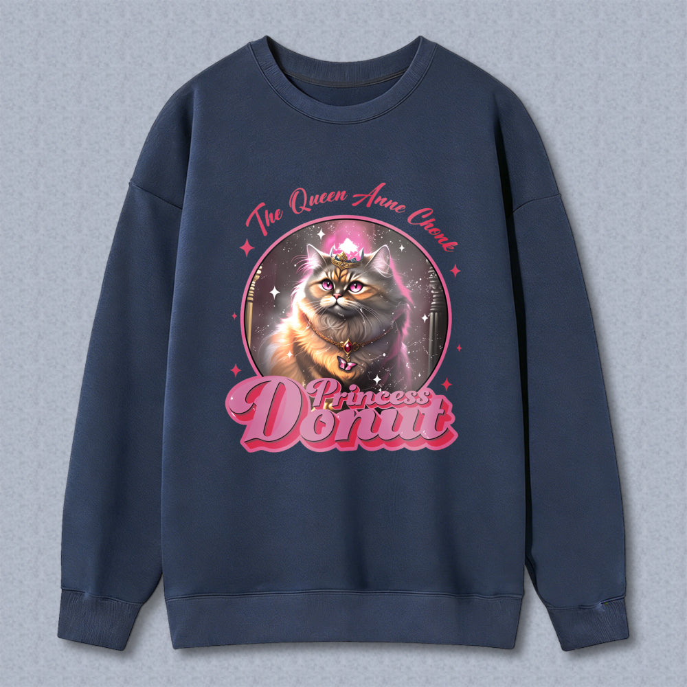 Wardrobecart Cat Princess Dorut The Queen Anne Chant Unisex Classic Sweatshirt