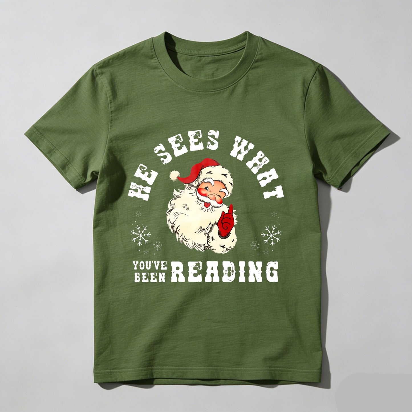 Wardrobecart He Sees What You've Been Reading Unisex Classic T-shirt