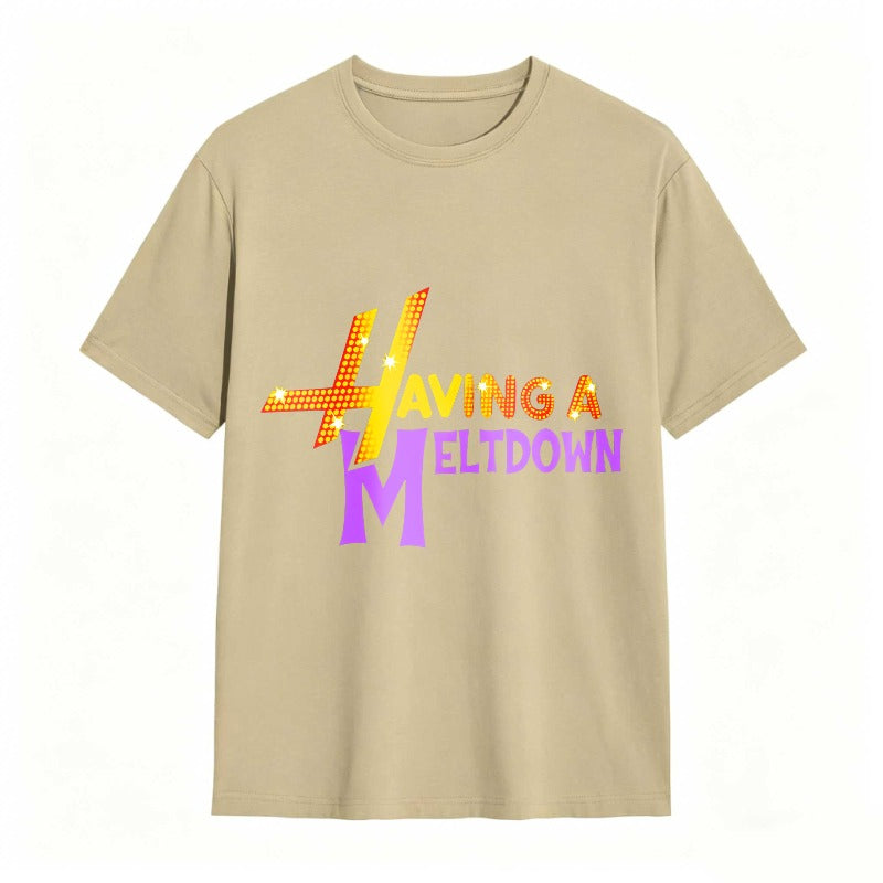Having A Meltdown With Lightning Bolt Design Unisex Classic T-shirt