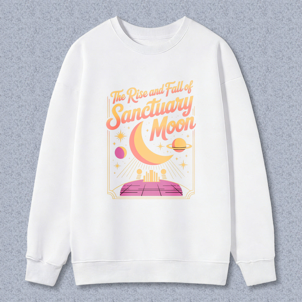 Wardrobecart The Rise And Fall Of Sanctuary Moon Cosmic Design Unisex Classic Sweatshirt