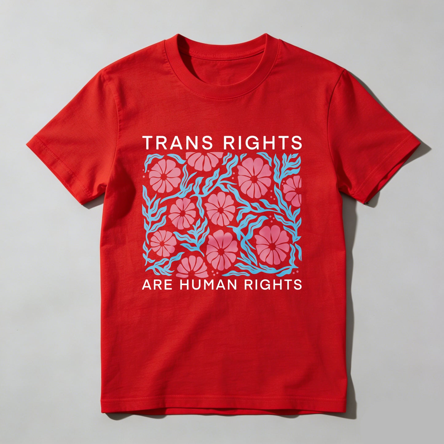 Wardrobecart Trans Rights Are Human Rights Unisex Classic T-shirt