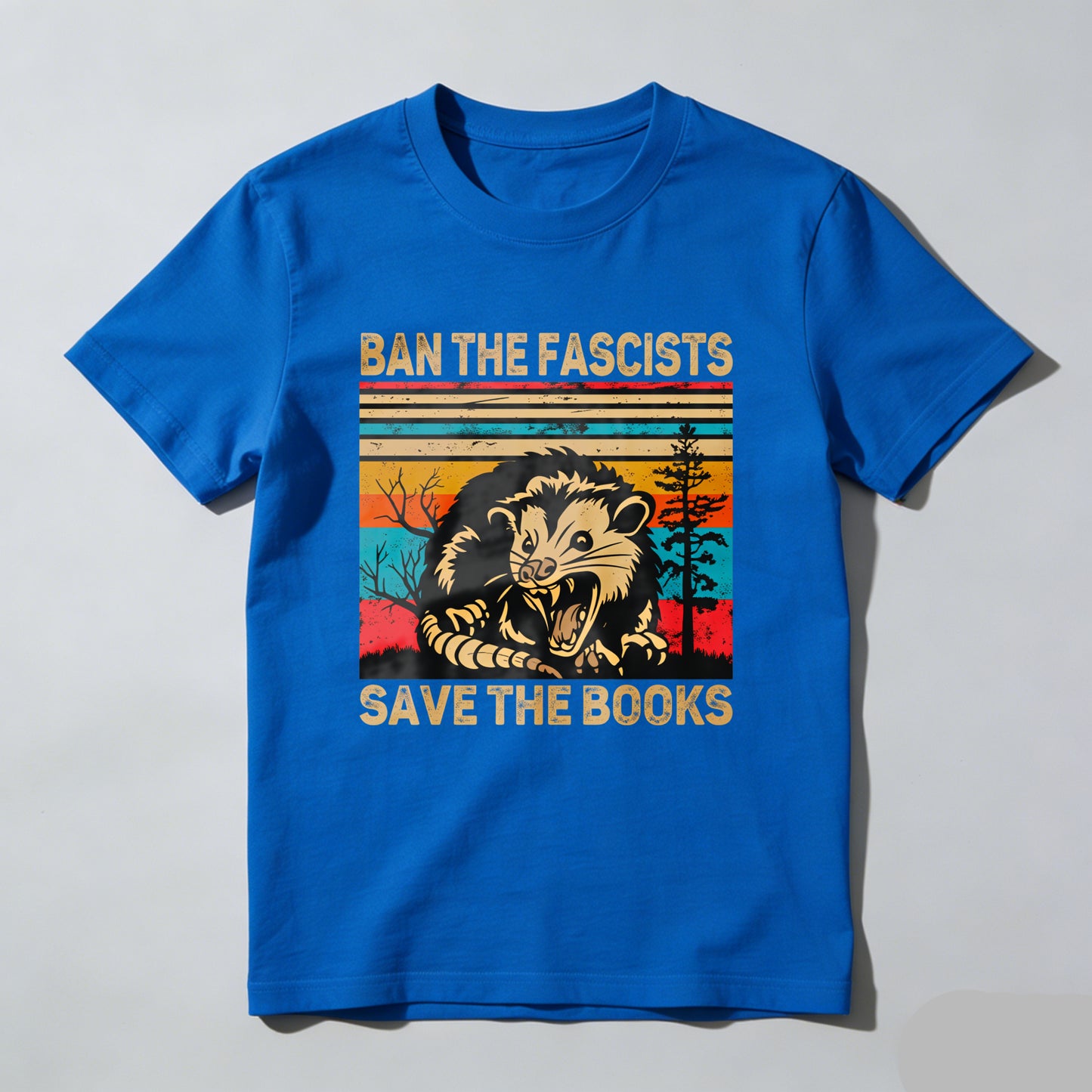 Wardrobecart Ban The Fascists Save The Books Unisex Classic T-shirt
