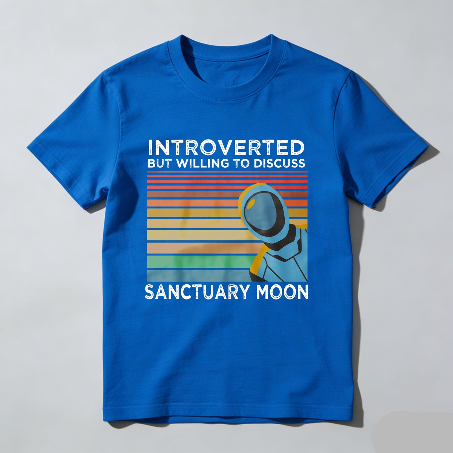 Wardrobecart Introverted But Willing To Discuss Sanctuary Moon Unisex Classic T-shirt