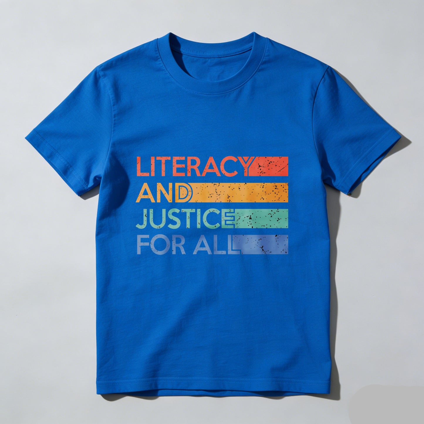 Wardrobecart Literacy And Justice For All Unisex Classic T-shirt