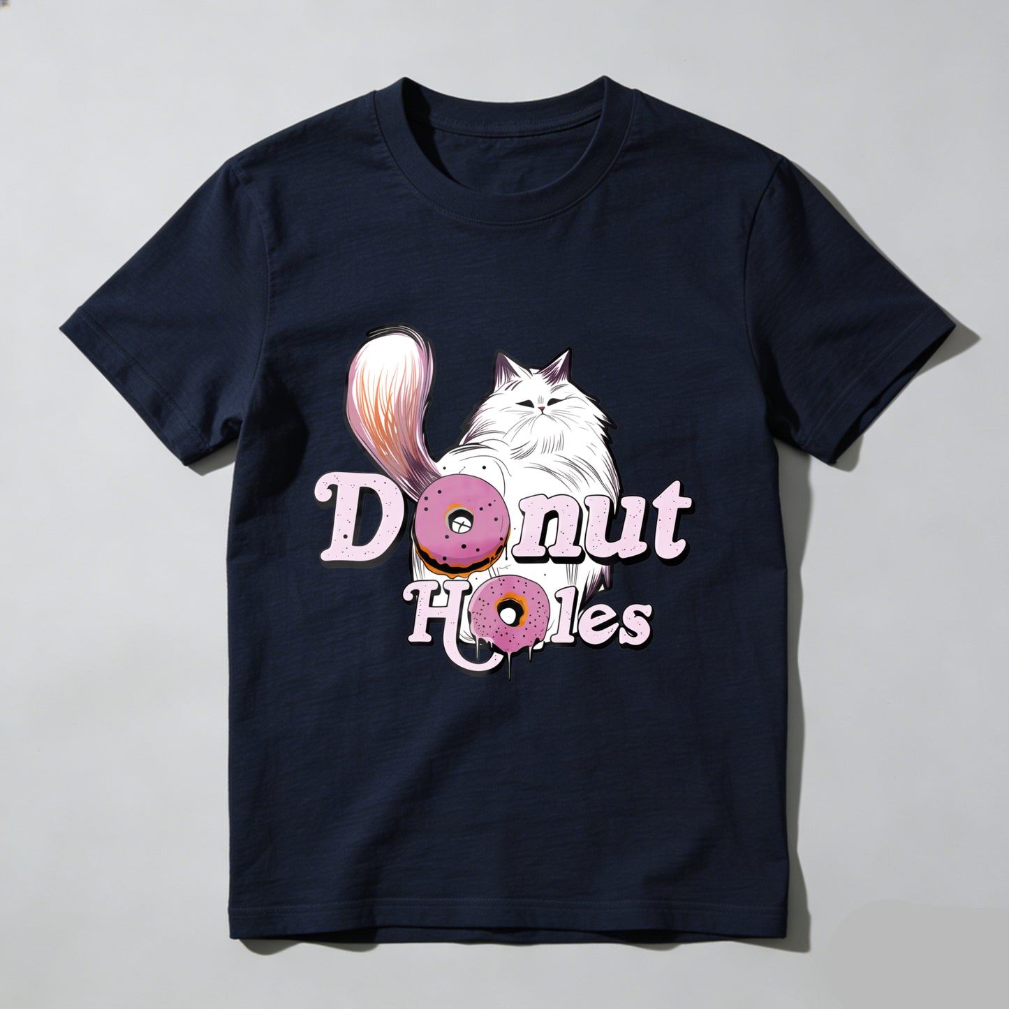 Wardrobecart Donut Holes Cat And Donuts Unisex Classic T-shirt