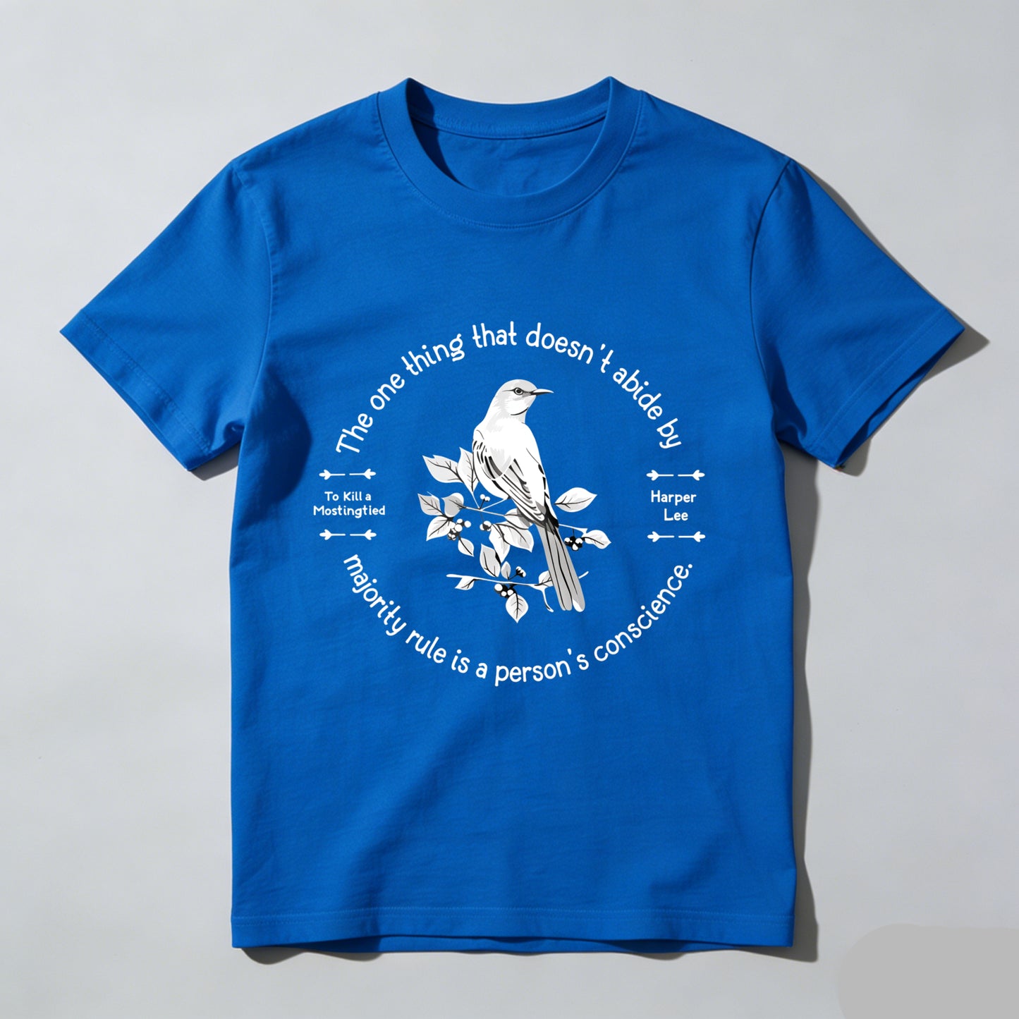 Wardrobecart The One Thing That Doesn't Abide By Majority Rule Is A Person's Conscience Unisex Classic T-shirt