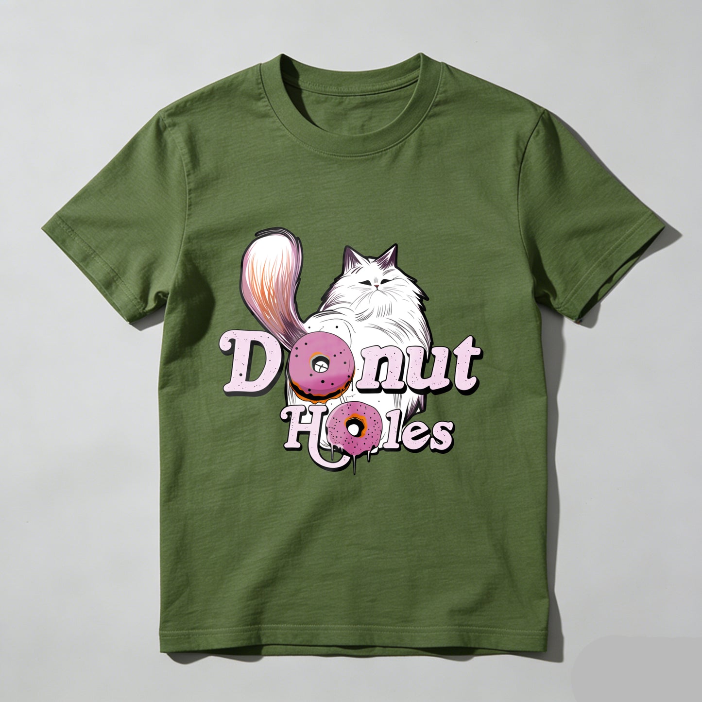 Wardrobecart Donut Holes Cat And Donuts Unisex Classic T-shirt