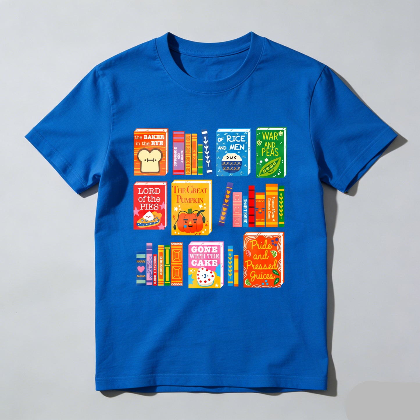 Wardrobecart Book Spine Designs With Playful Titles Unisex Classic T-shirt