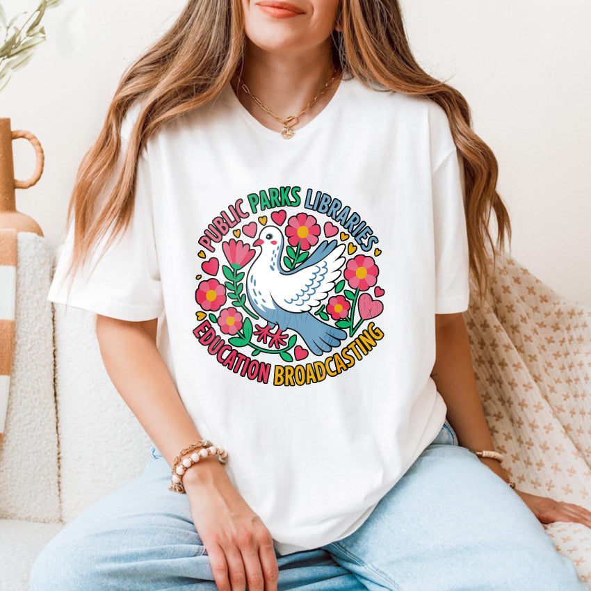 Wardrobecart Public Parks Libraries Education Broadcasting Unisex Classic T-shirt