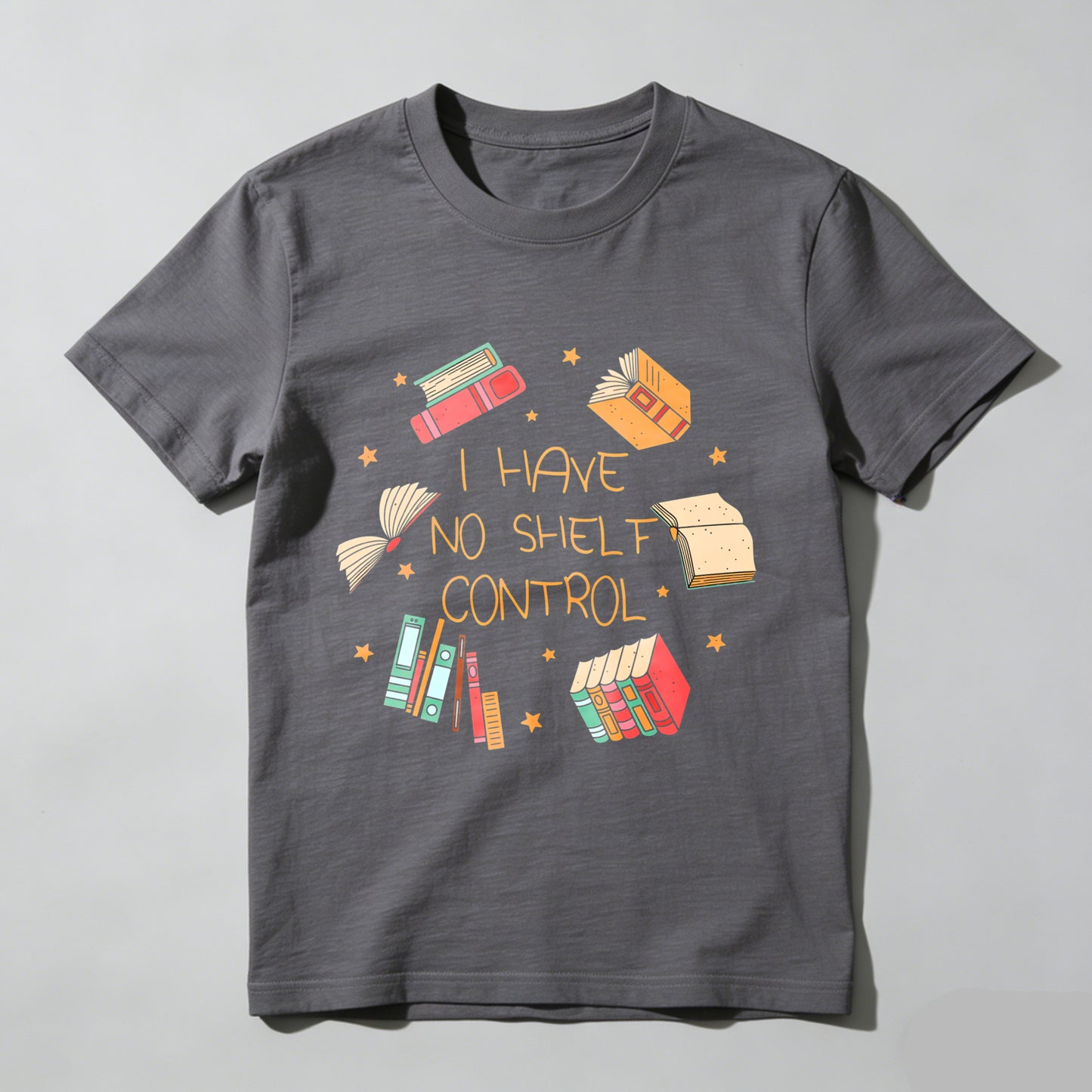 Wardrobecart Book Lover I Have No Shelf Control Design Unisex Classic T-shirt