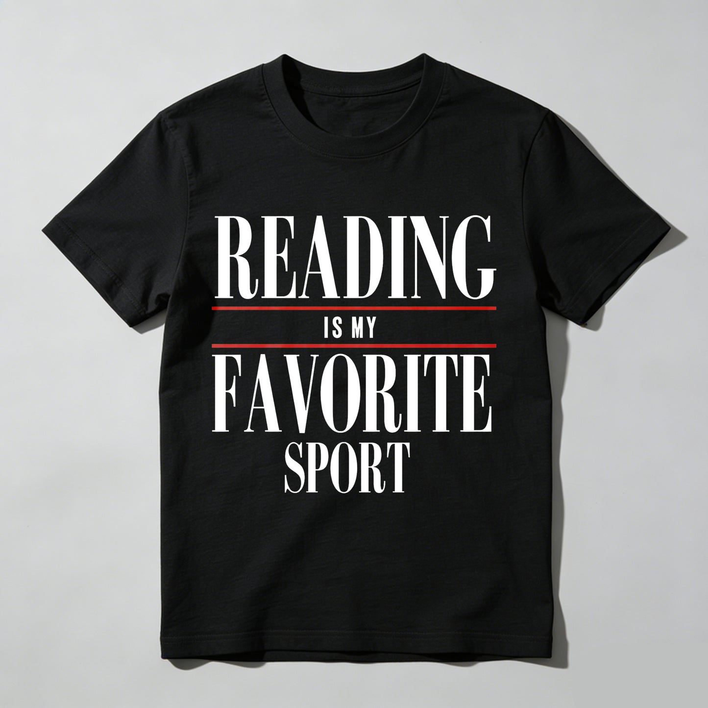 Wardrobecart Reading Is My Favorite Sport Unisex Classic T-shirt