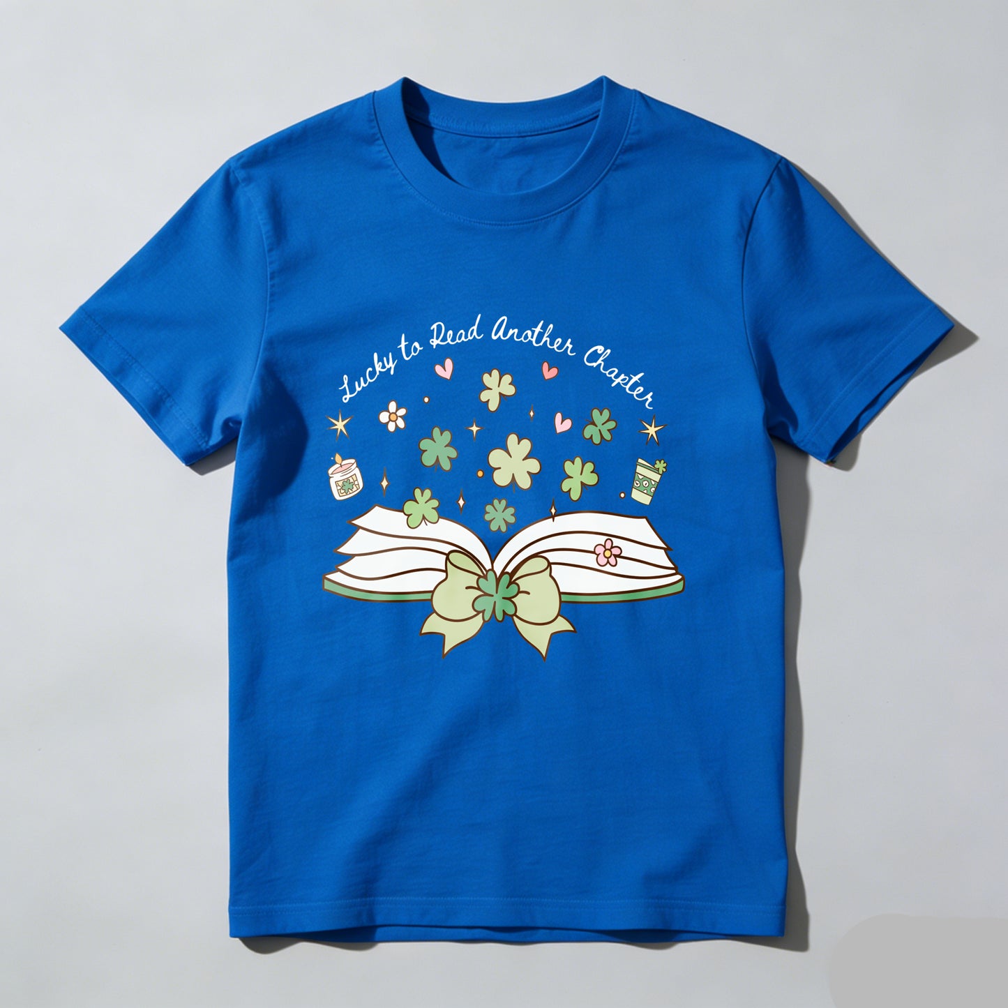 WardrobecartOpen Book With Flowers And Stars Unisex Classic T-shirt