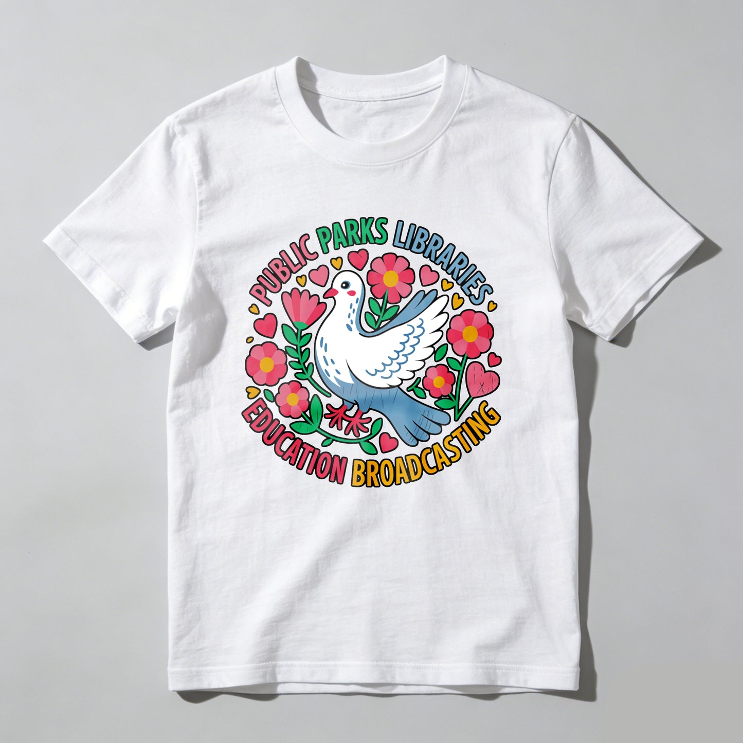 Wardrobecart Public Parks Libraries Education Broadcasting Unisex Classic T-shirt