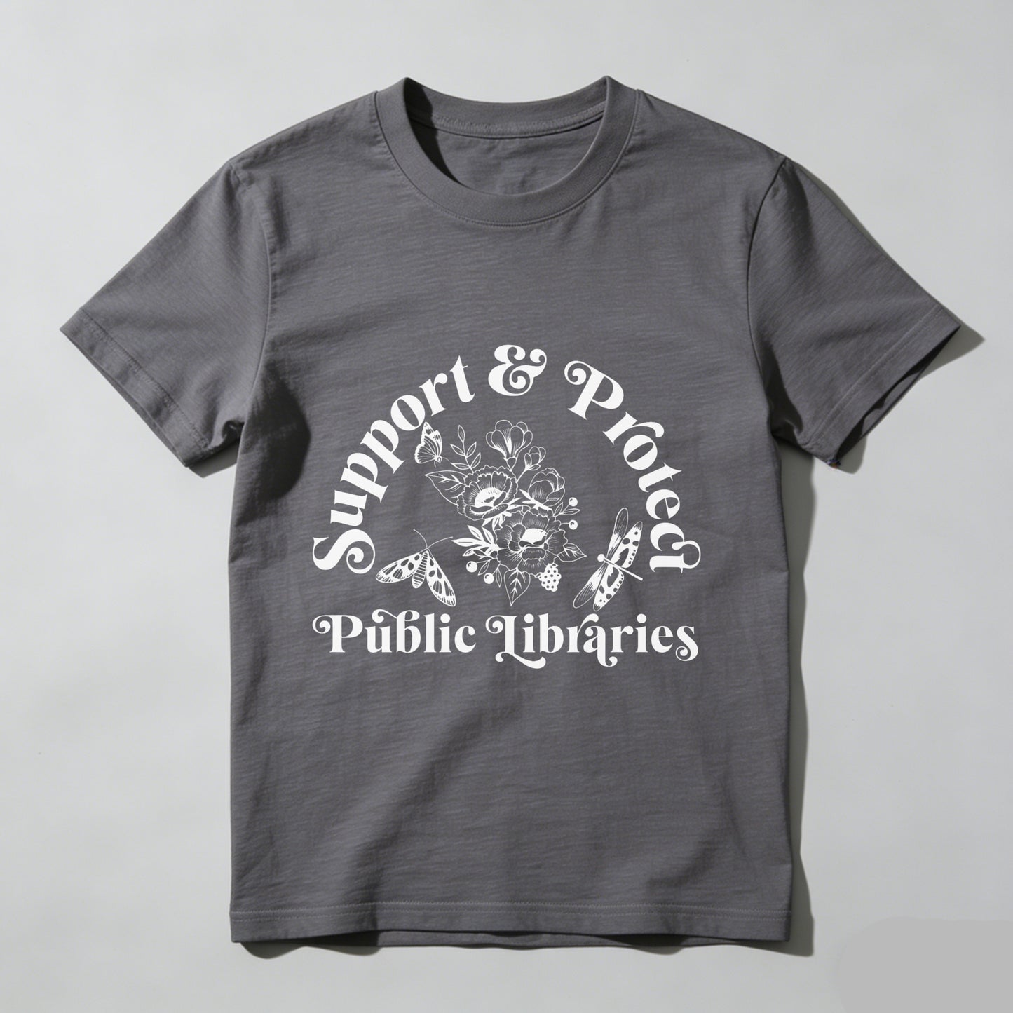 Wardrobecart Support And Protect Public Libraries Unisex Classic T-shirt