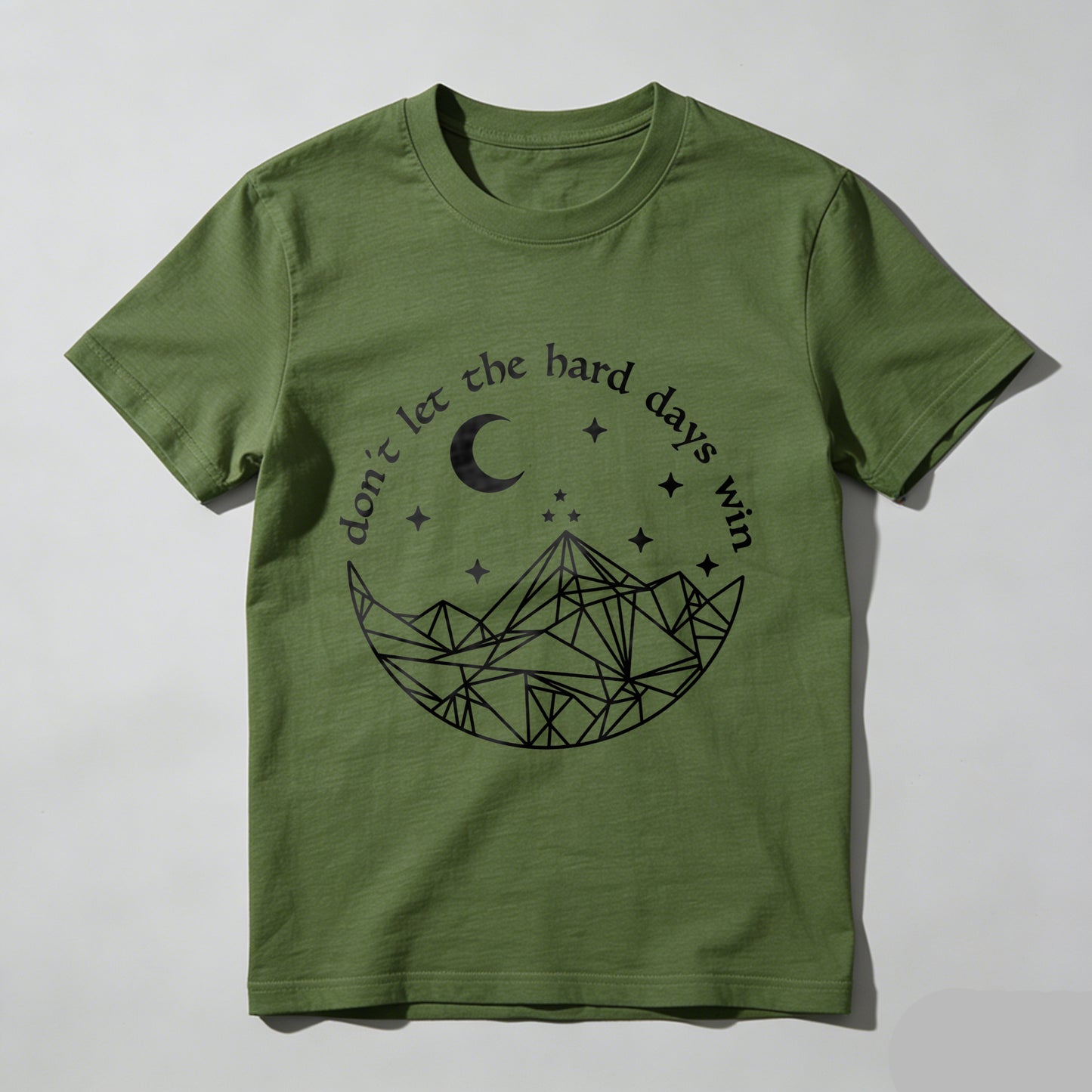 Wardrobecart Don't Let The Hard Days Win Unisex Classic T-shirt