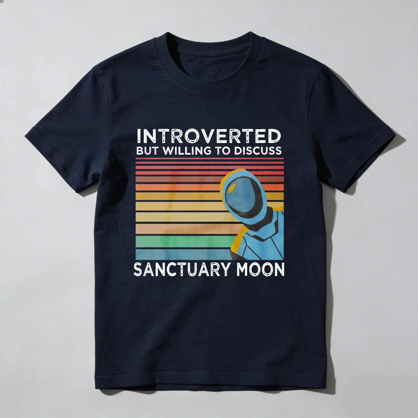 Wardrobecart Introverted But Willing To Discuss Sanctuary Moon Unisex Classic T-shirt