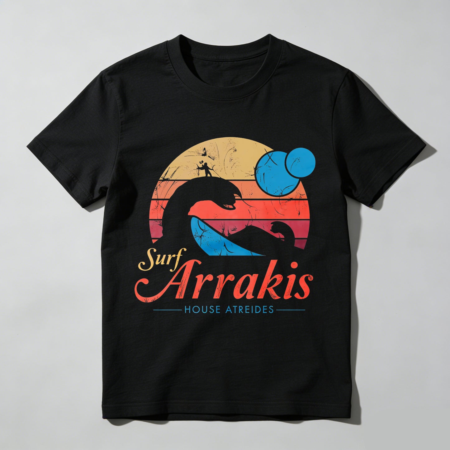 Wardrobecart Surf Arrakis House Atreides Desert Snake Sunset Unisex Classic T-shirt