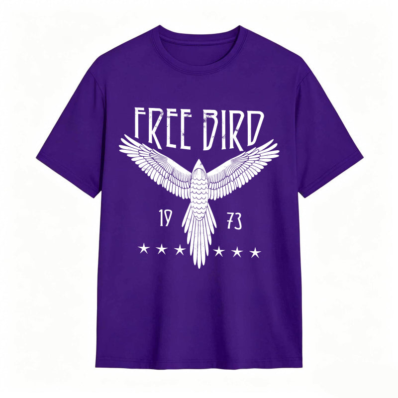 Free Bird Eagle 1973 Stars Design Unisex Classic T-shirt
