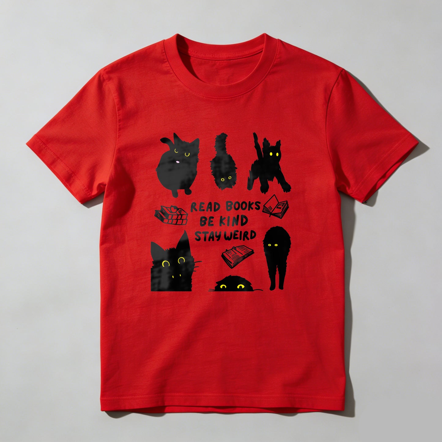 Wardrobecart Cats Books Kindness Weirdest Reading Fun Unisex Classic T-shirt