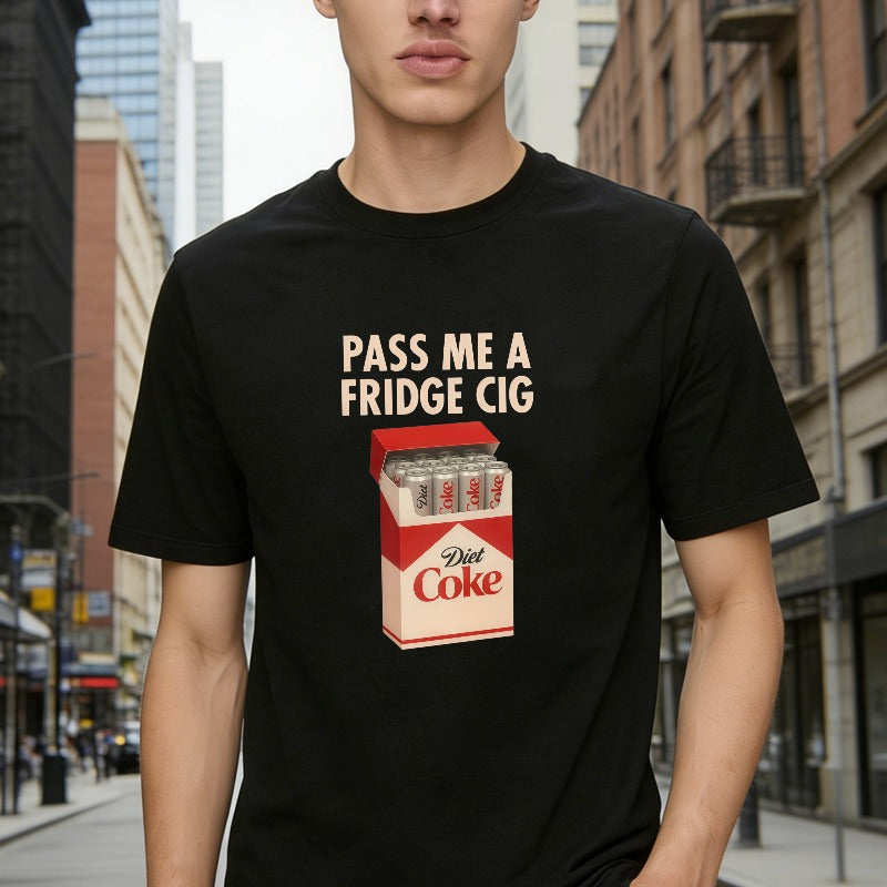 Pass Me A Fridge Cig Diet Coke Box Graphic Unisex Classic T-shirt