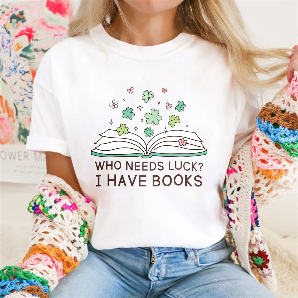 Wardrobecart Open Book With Flowers And Text Unisex Classic T-shirt