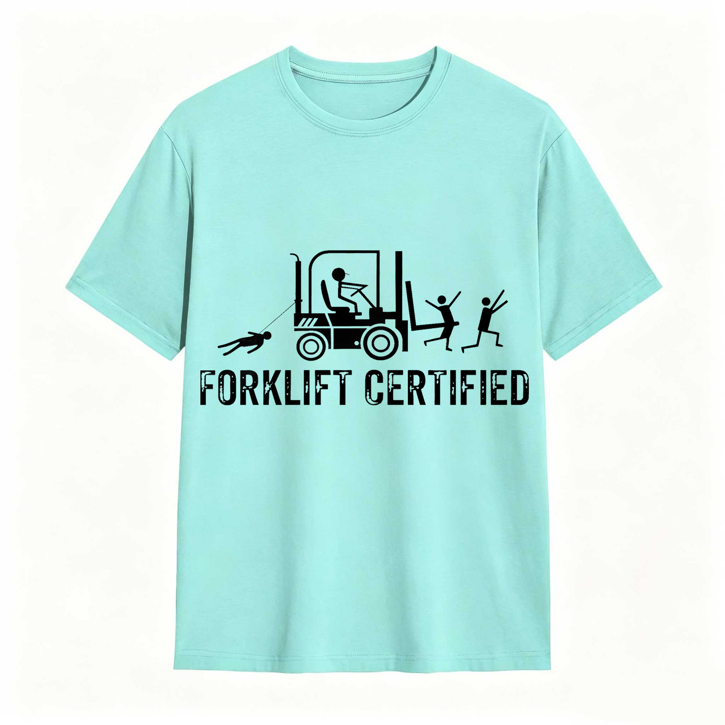 Forklift Certified Shirt, Funny Certified Forklift Operator T-Shirt Graphic tees